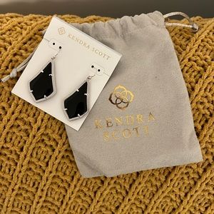 Kendra Scott black drop earrings